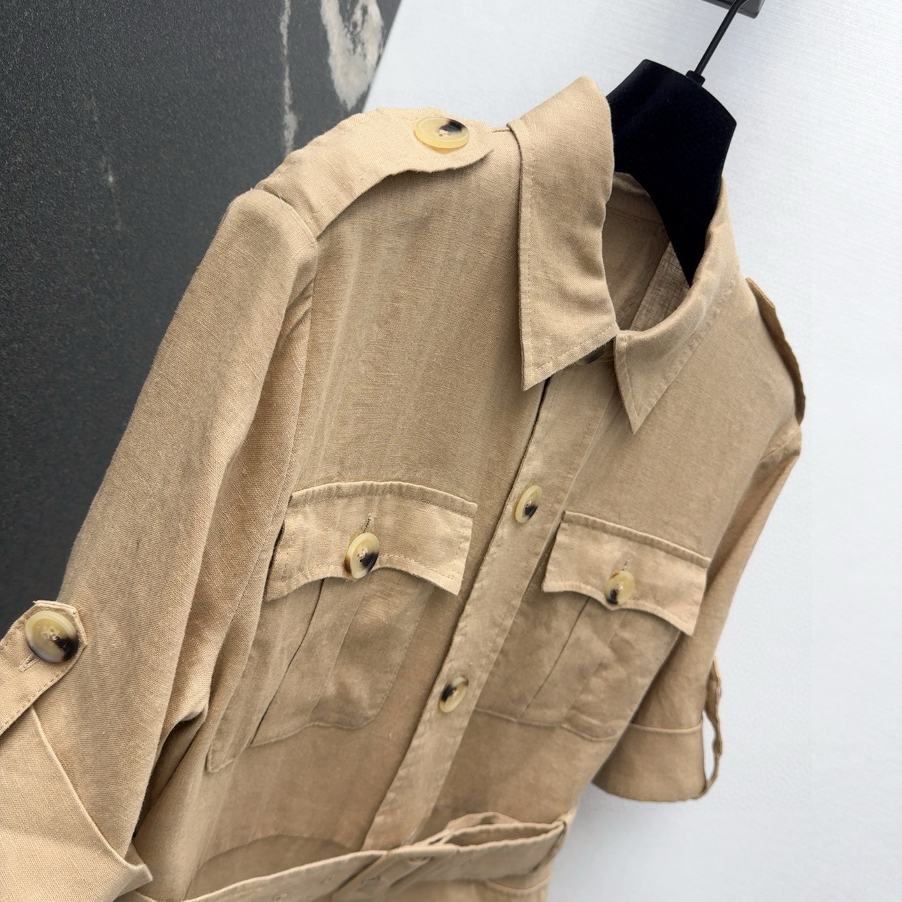 “New RL 25SS Women’s Suit: Cashy, Khaki, Long-term Fashionable SMLs” - 图片 2
