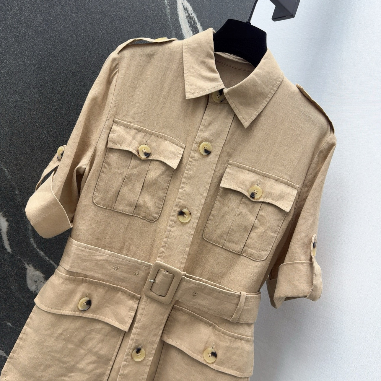 “New RL 25SS Women’s Suit: Cashy, Khaki, Long-term Fashionable SMLs” - 图片 3
