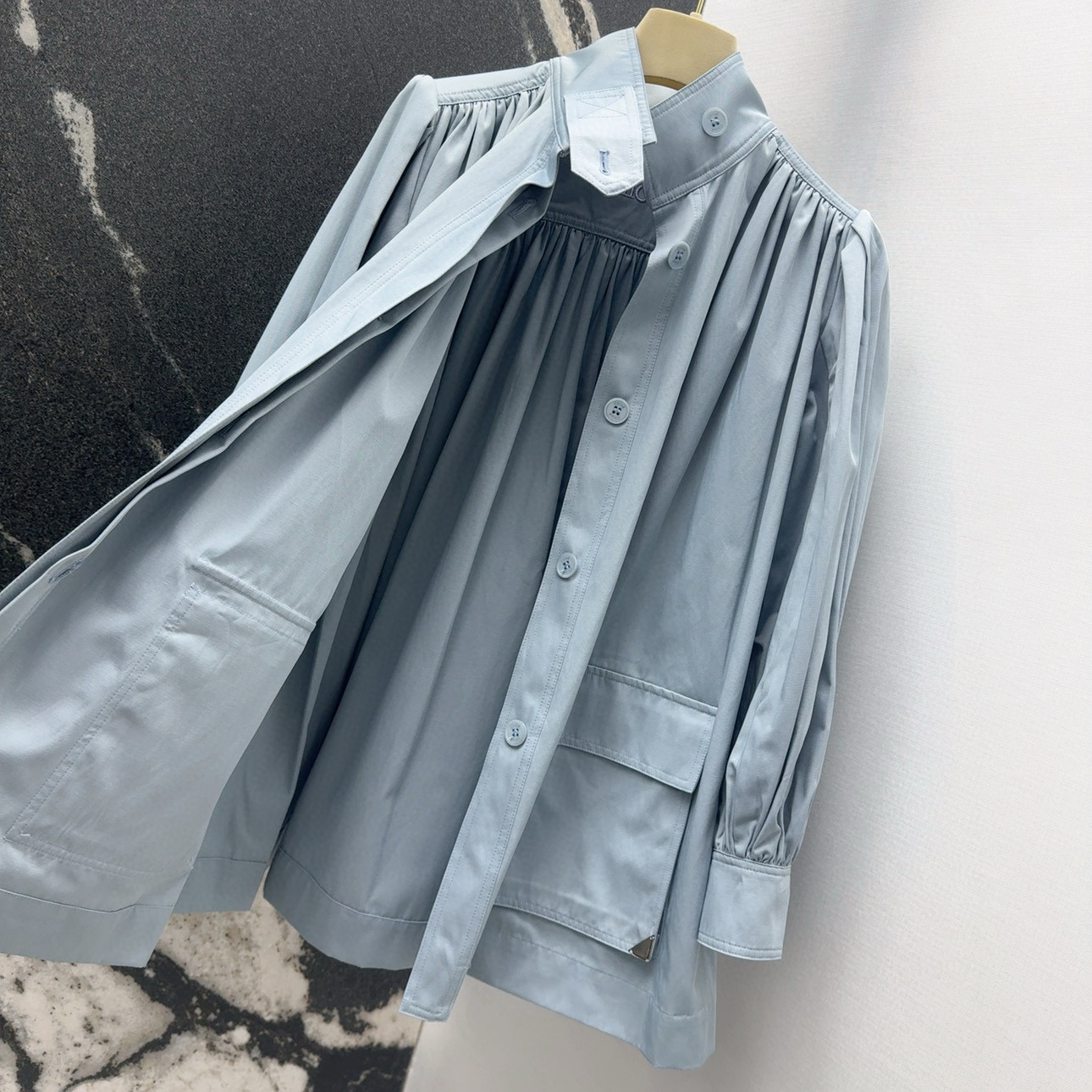 “CH~E 25SS Morning & Autumn Coiled Long Coats: Stylish One-Size Female Suit with Cotton Fabric” - 图片 7