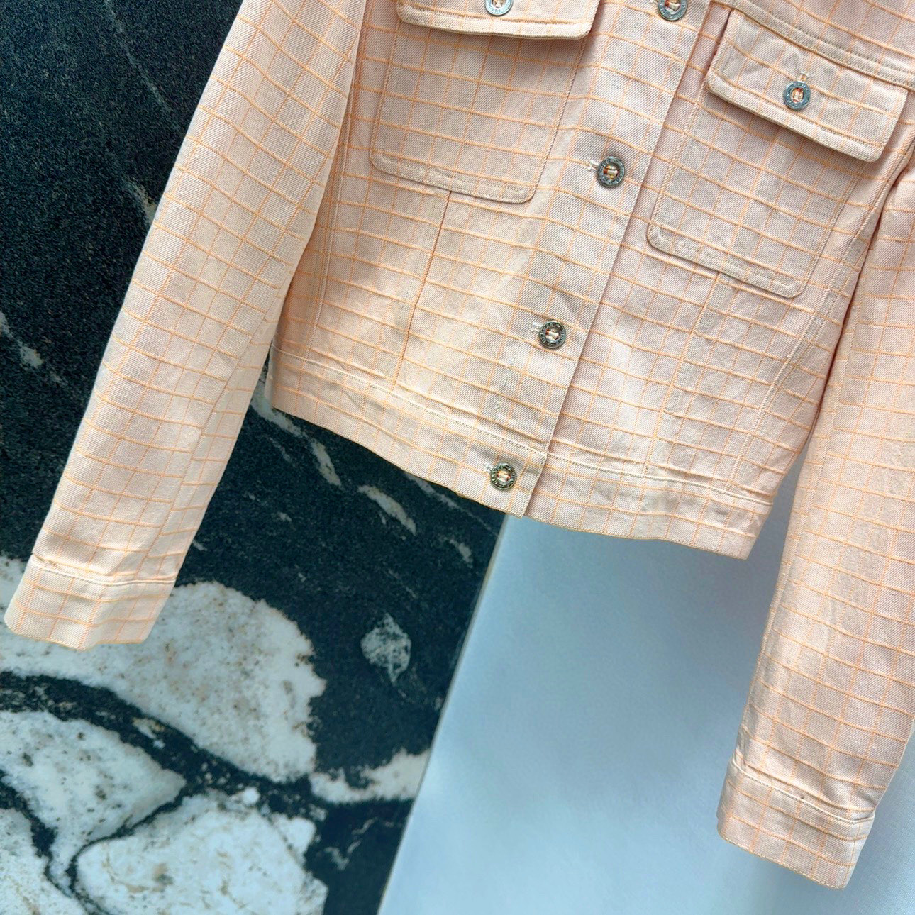 Classic Women’s Suit: Cotton-Washed Cowboy Jacket and Jeans, Stylish Autumn Pair - 图片 5
