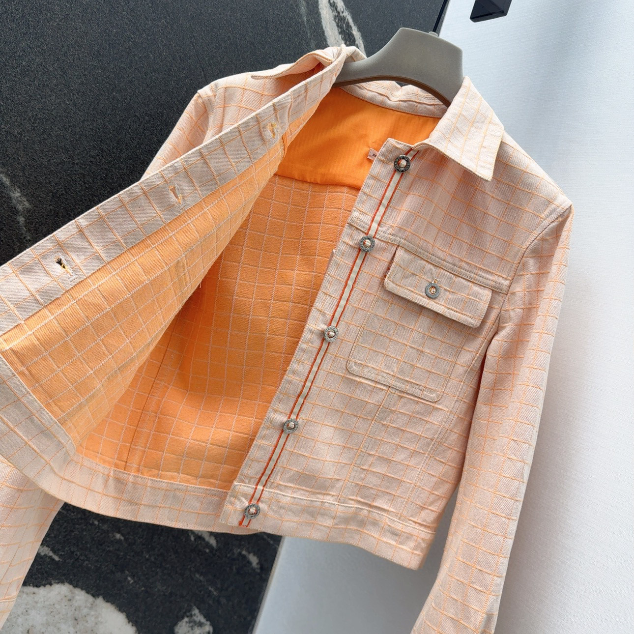Classic Women’s Suit: Cotton-Washed Cowboy Jacket and Jeans, Stylish Autumn Pair - 图片 7