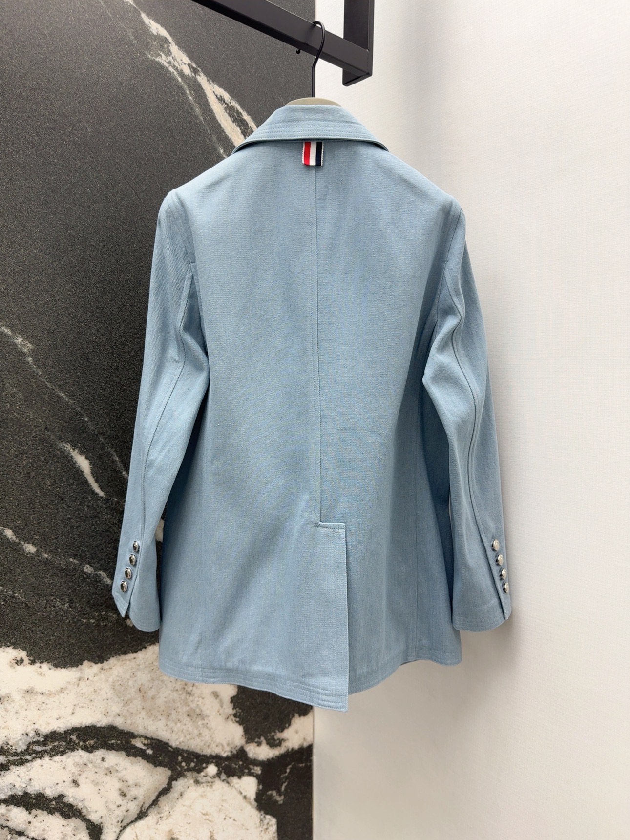 Title: Stupendous Female Clothes TB 25SS Autumn School Wind Cowboy Leisure Suit Summary: Original female clothes with autumn school wind-themed cowboy leisure suit, tailored for a sweet and stylish look. - 图片 8