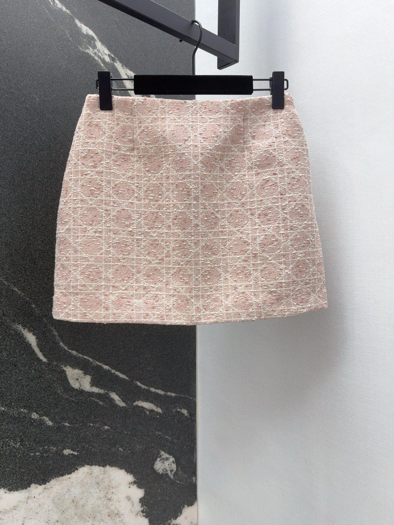 Dior-Inspired Pink Tweed Mini Skirt, Classic A-Line Silhouette 1 i1756529874617 1836 0 1