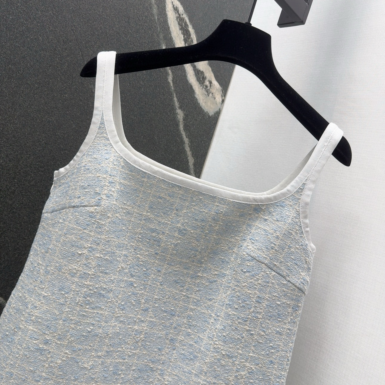 Dior Miss D Glacier Blue Tweed A-Line Mini Dress Sleeveless Elegant Style 3 i1756530296022 5076 0 2