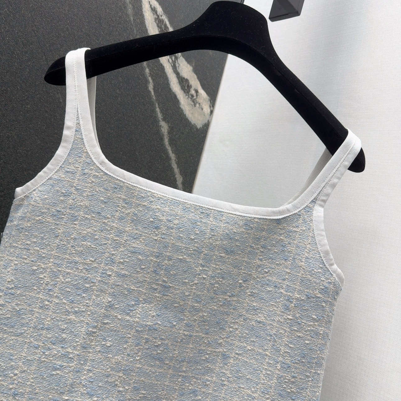 Dior Miss D Glacier Blue Tweed A-Line Mini Dress Sleeveless Elegant Style 9 i1756530297403 5010 0 8