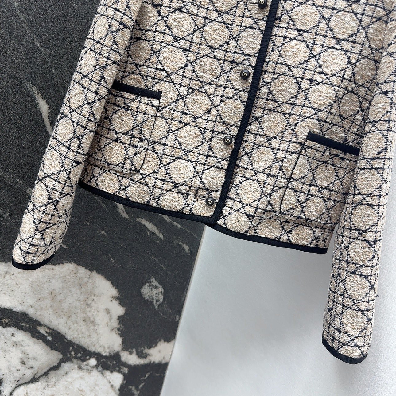 Elegant Tweed Skirt Suit Set - Cropped Jacket & A-Line Skirt - Miss D Limited 6 i1756707857739 2343 0 9
