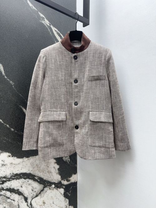 Relaxed Fit Suede Collar Linen Blend Jacket, Versatile & Stylish Coat 1 Relaxed Fit Suede Collar Linen Blend Jacket, Versatile & Stylish Coat