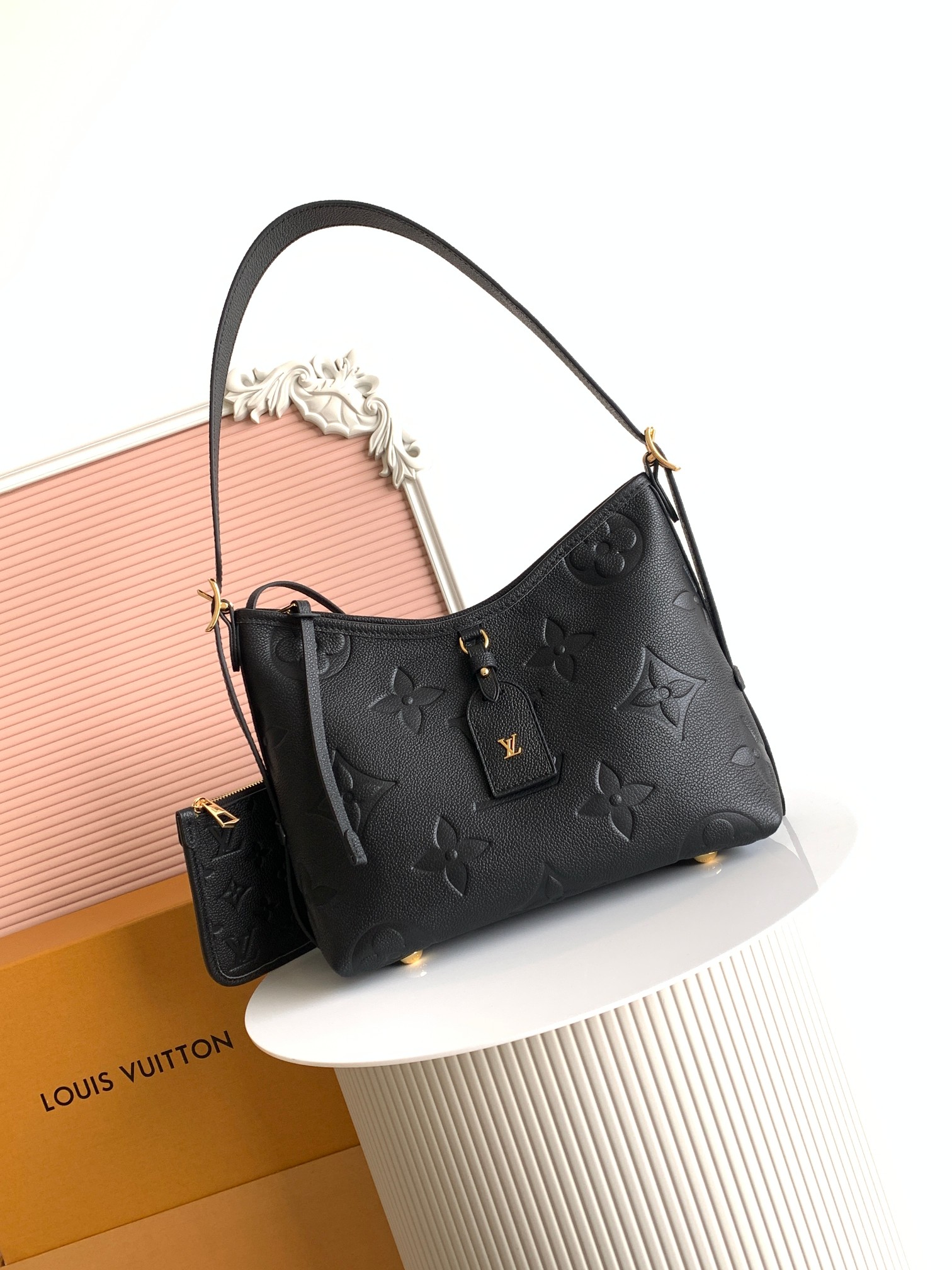 P顶级原单M46288黑 CarryAll 小号手袋取材 Mono gram Empreinte 压纹皮