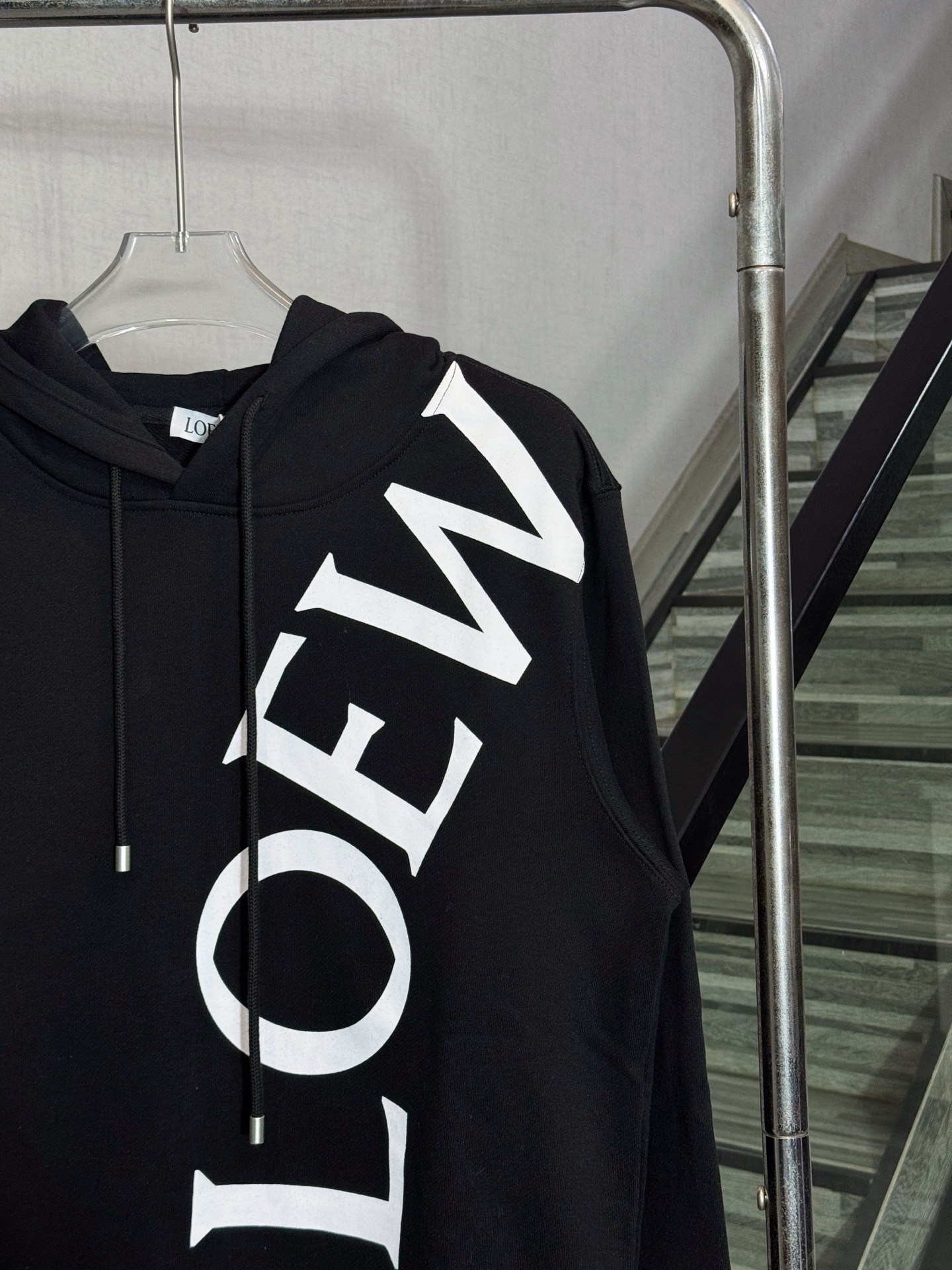 Loewe Sudadera con Capucha y Estampado de Logo Diagonal para Hombre y Mujer 4 i1756999828383 9348 0 7