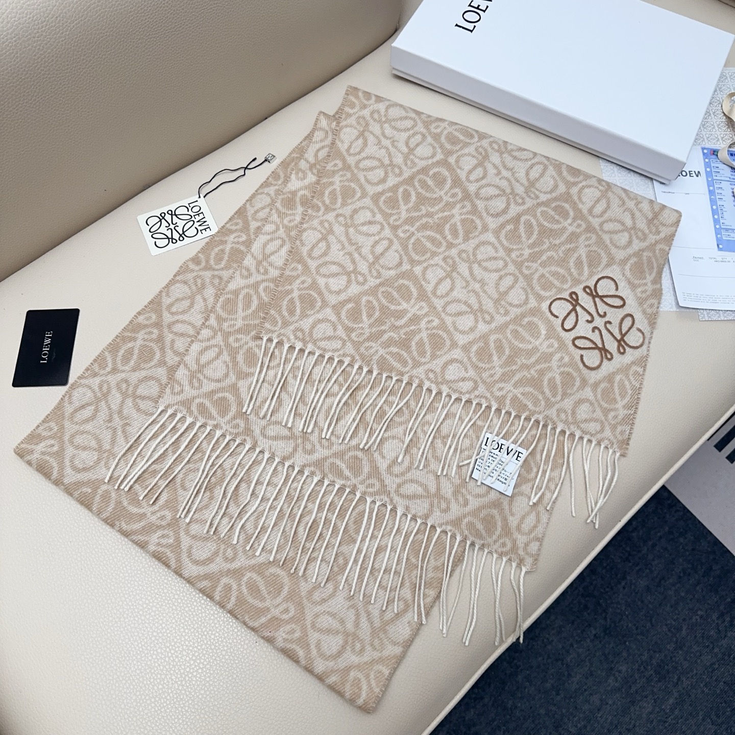 Loewe scarf LoeweLOEWE2025 Anagram — photo 5
