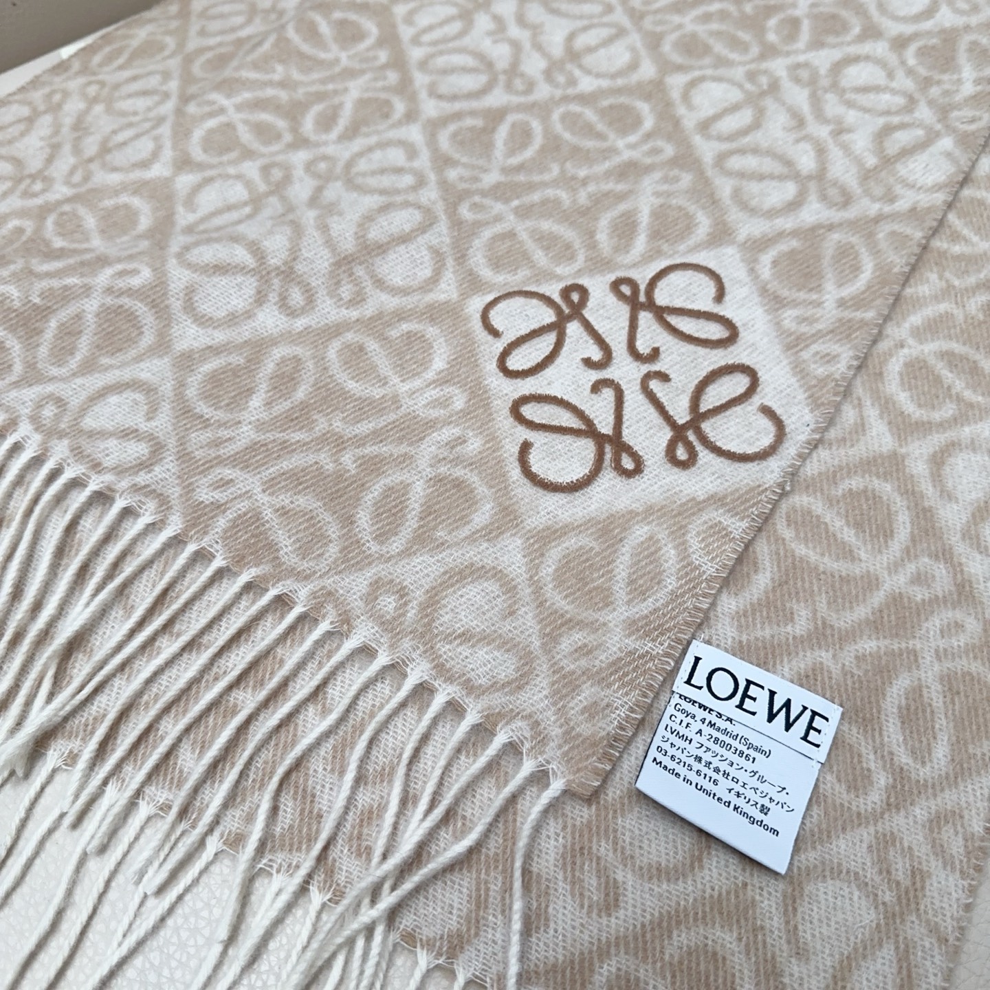 Loewe scarf LoeweLOEWE2025 Anagram — photo 8