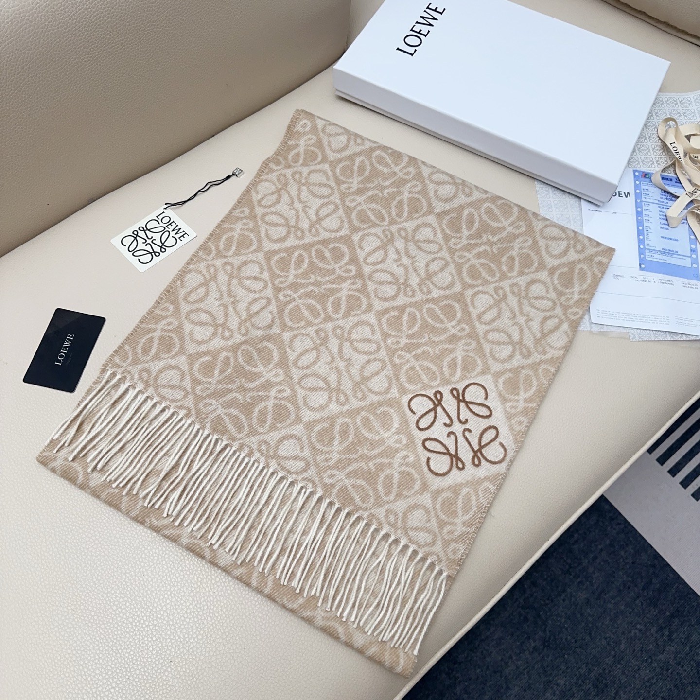 Loewe scarf LoeweLOEWE2025 Anagram — photo 3