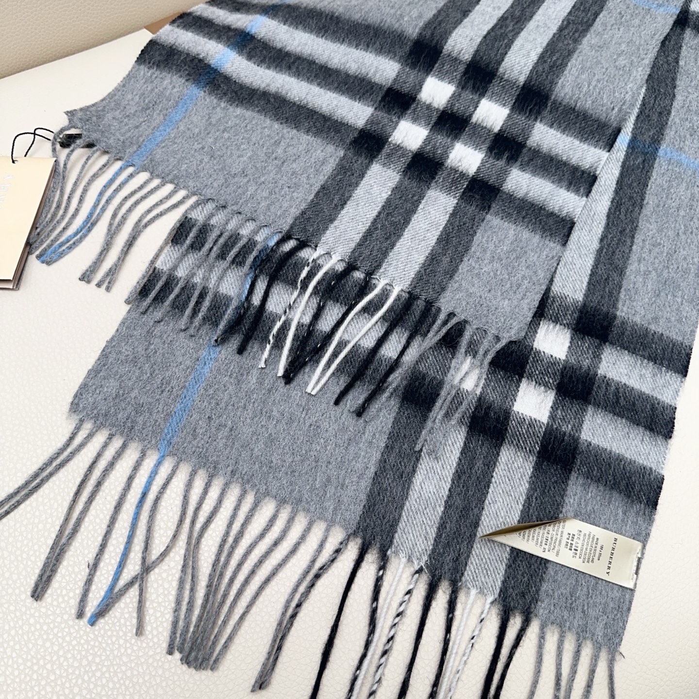 burberry scarf 𝐁𝐮𝐫𝐛𝐞𝐫𝐫𝐲 Classic plaid cashmere scarf — photo 7