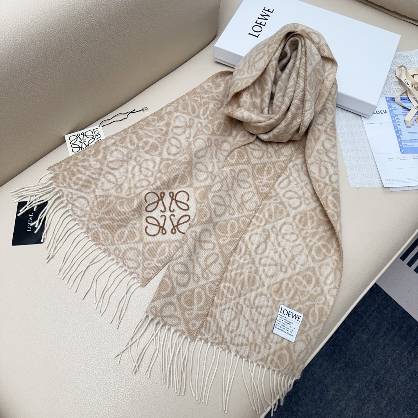 Loewe scarf LoeweLOEWE2025 Anagram — photo 9