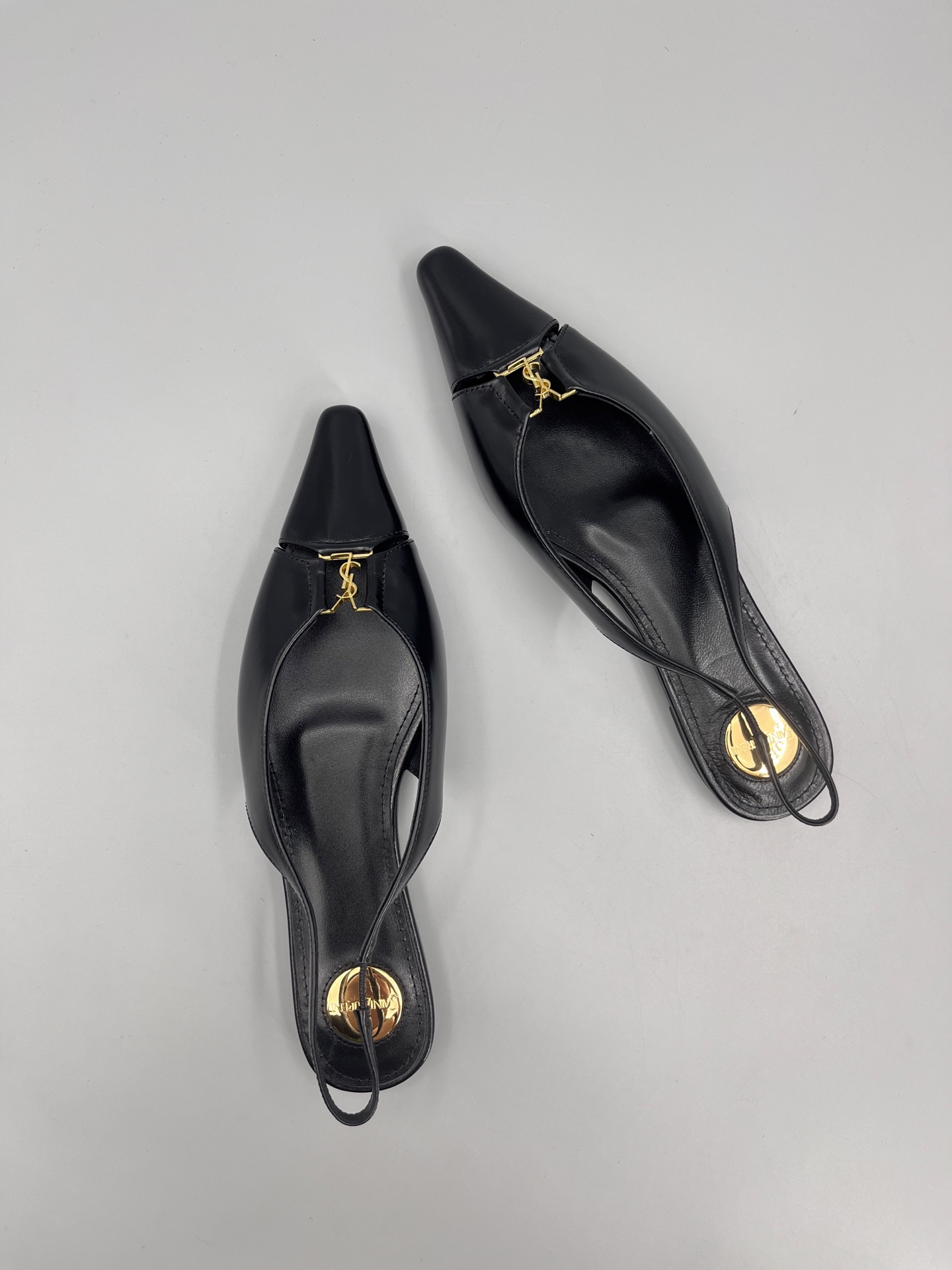 Saint Laurent St. Roland’s Super Pointy Head Base Shoes: Cow Skin, Real Sole. - 图片 4