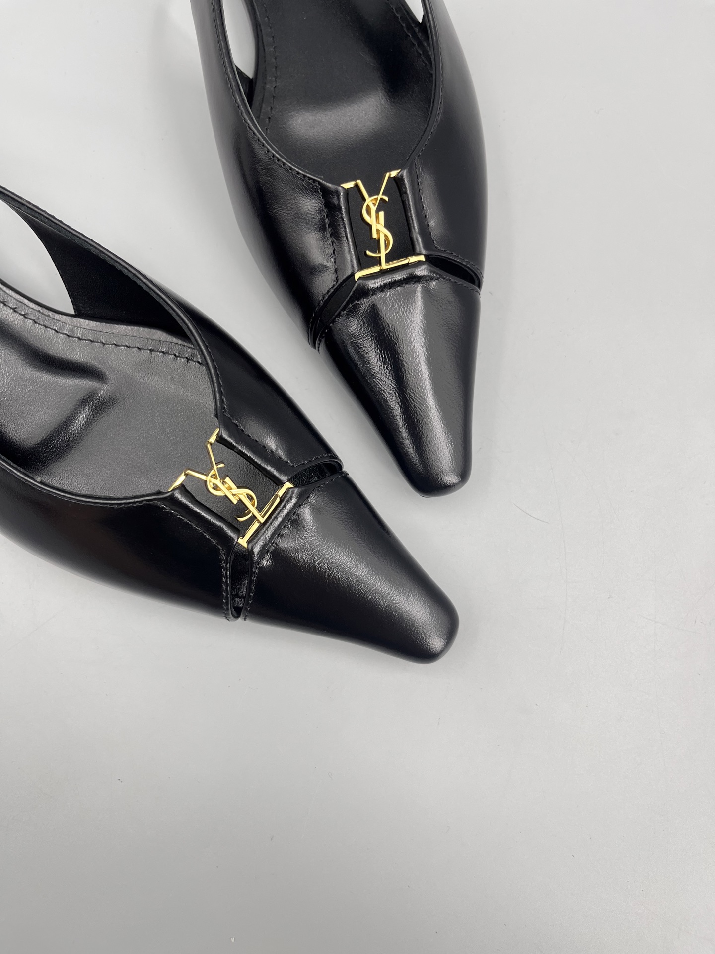 Saint Laurent St. Roland’s Super Pointy Head Base Shoes: Cow Skin, Real Sole. - 图片 9