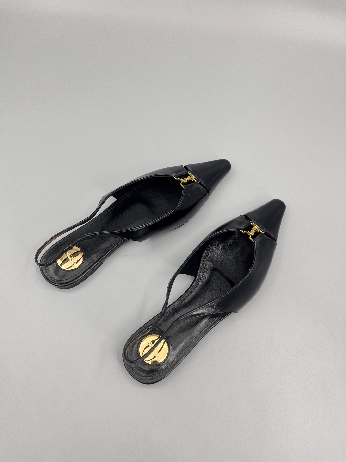 Saint Laurent St. Roland’s Super Pointy Head Base Shoes: Cow Skin, Real Sole. - 图片 6