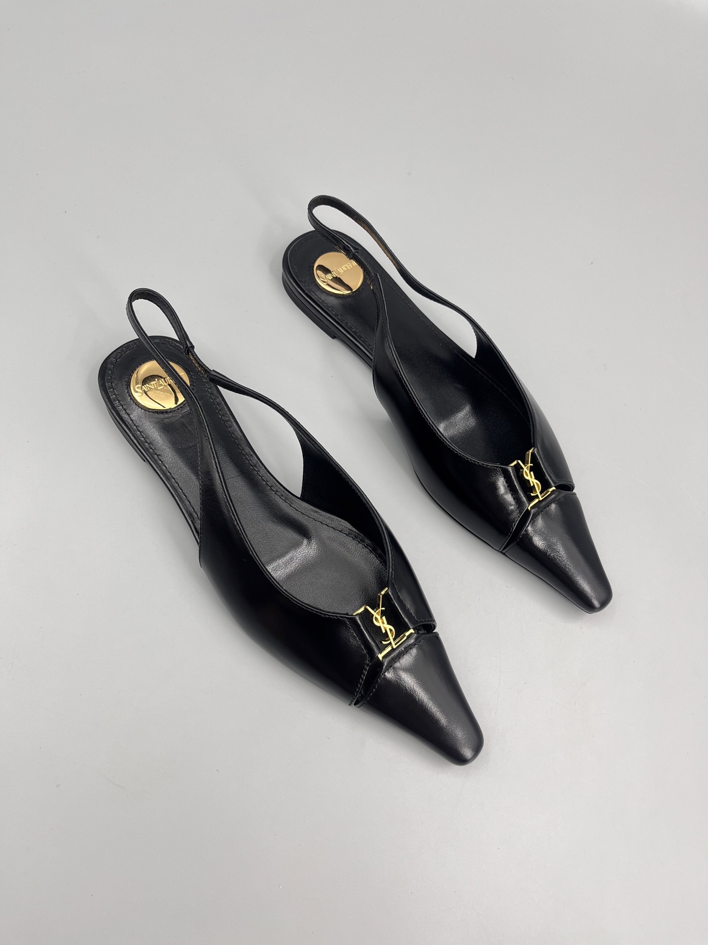 Saint Laurent St. Roland’s Super Pointy Head Base Shoes: Cow Skin, Real Sole. - 图片 2