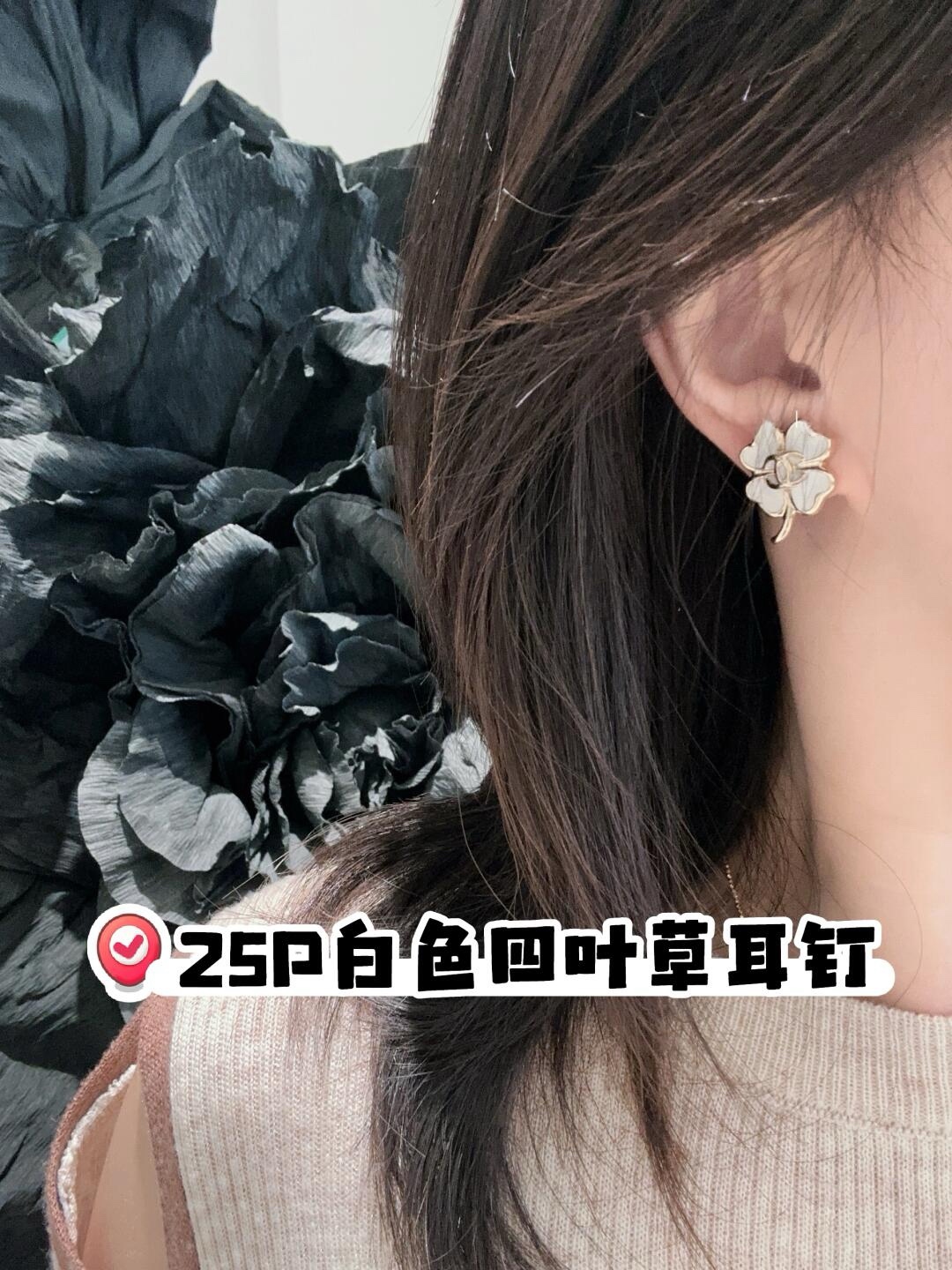 Chanel Clover Double C Earrings - Brass & Enamel, Exquisite Design 9 i1741008997318 4670 0 7