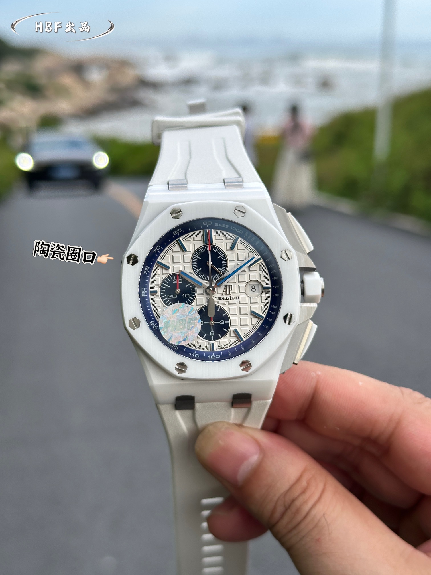 NO:337328,Produced by HBF, all ceramic shell Audemars Piguet / Royal Oak Offshore 26402 Series 44mm watch, flash sale of all versions on the market, the capped work is dedicated to research and development on the original basis, breaking through barriers 