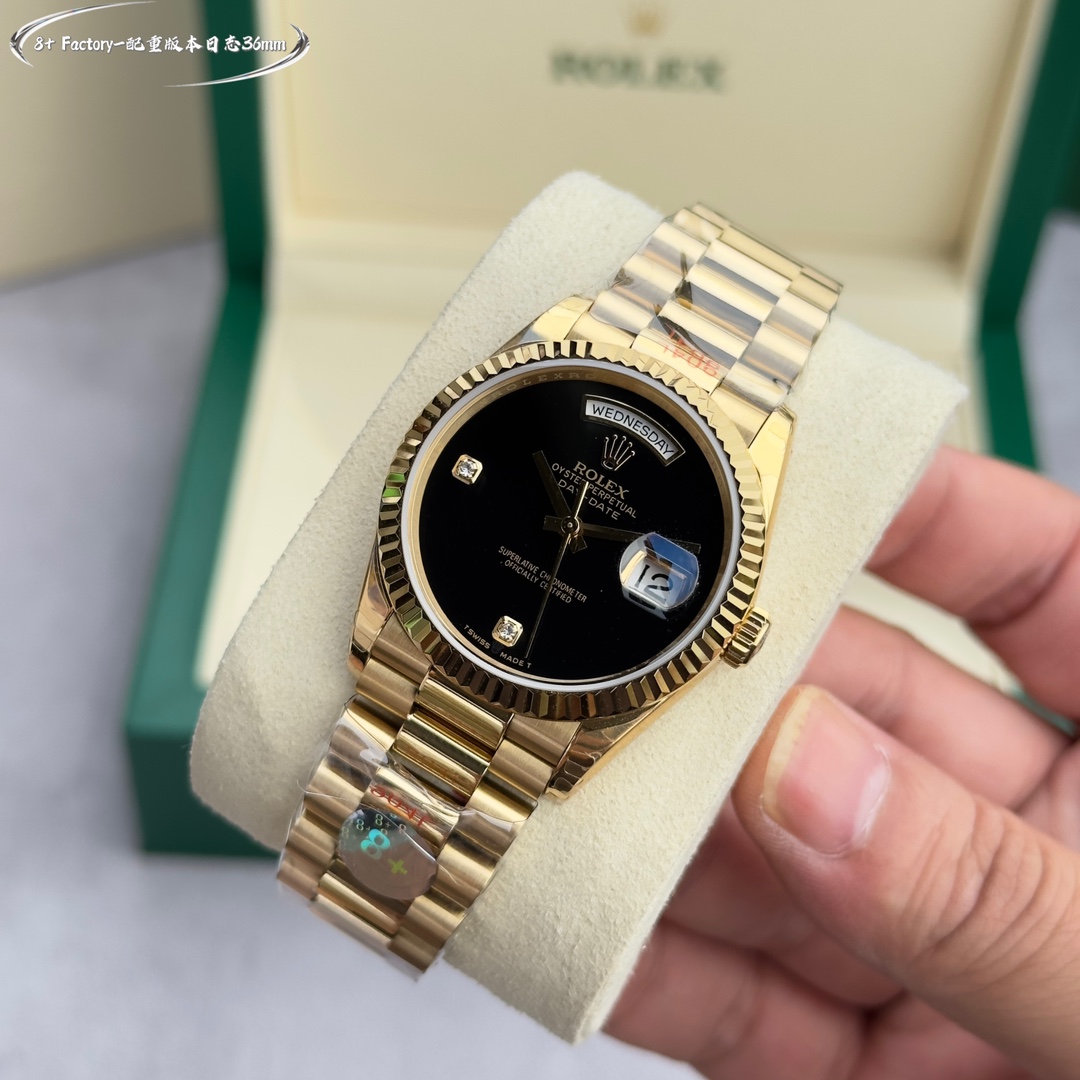 NO:641508,8+ Factory Eight Factory Counterweight Version Hidden Full Diamonds Rolex Day Date 36mm Dual Calendar Optional with 2834 movement or movement (non-full tungsten paint peeling material) [发][发] Can be gold-covered, does not peel off paint, does not turn black [Rose][Rose],,rolex198609098+ Factory 八厂 配重版 隐藏款满钻 劳力士Rolex 星期日志型 36mm 双历 可选搭配2834机芯或机芯（非全钨金掉漆材质） [發][發] 可包金 不掉漆 不发黑[玫瑰][玫瑰],,rolex,Watch