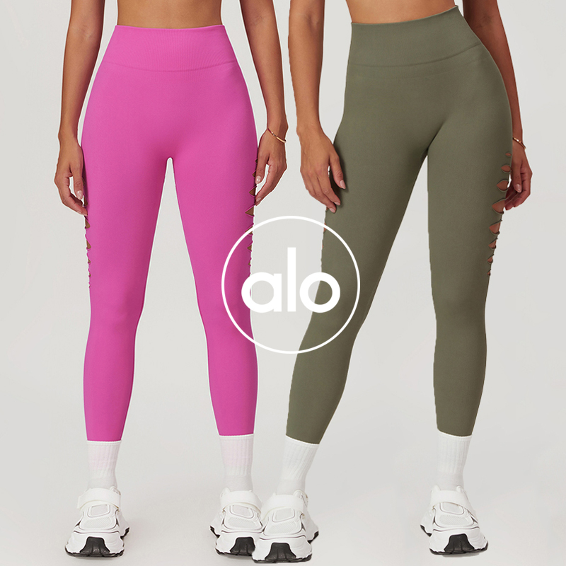 Alo leggings yoga pink