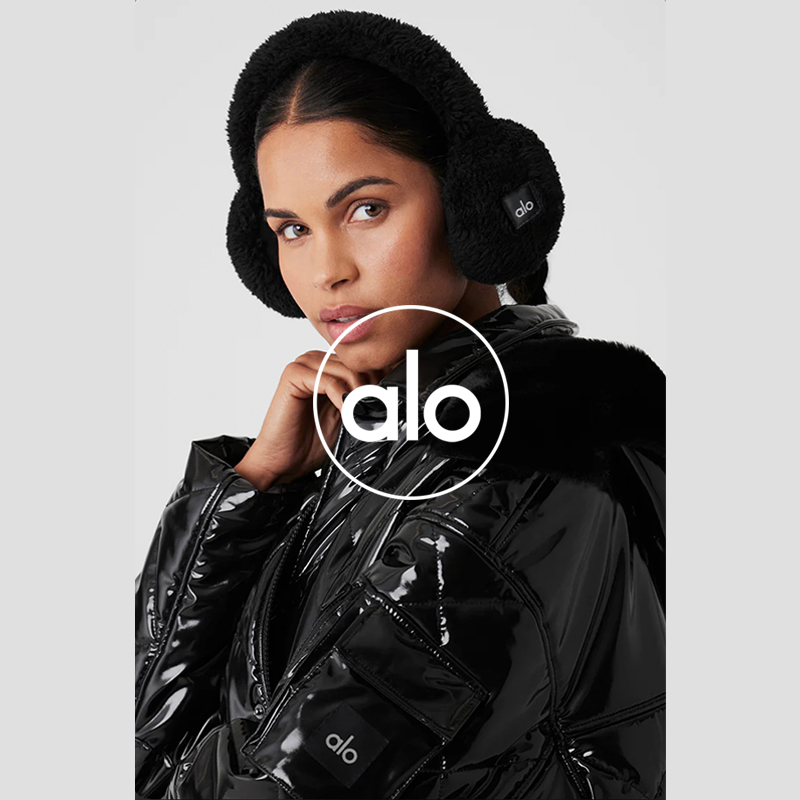 Alo accessories aloyoga winter plush ear-mounted plus velvet anti-cold and warm earmuffs anti-freeze ear warmers