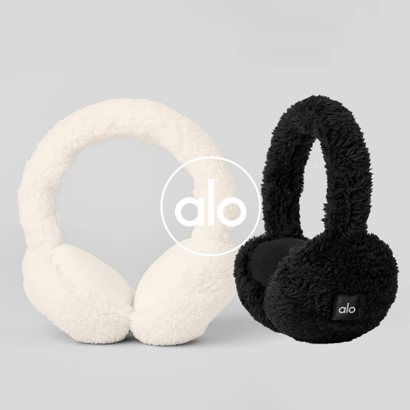 Alo accessories aloyoga winter plush ear-mounted plus velvet anti-cold and warm earmuffs anti-freeze ear warmers