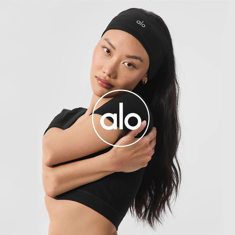 Alo accessories high elastic breathable widened sports headband for men and women outdoor moisture wicking headscarf yoga