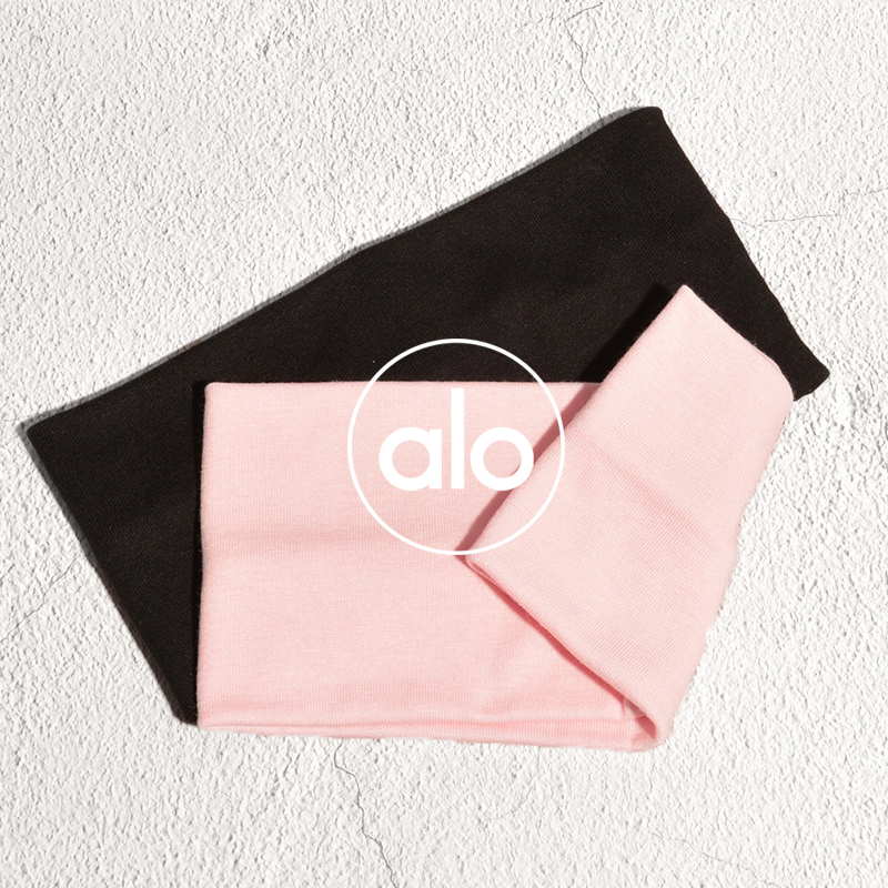 Alo accessories high elastic breathable widened sports headband for men and women outdoor moisture wicking headscarf yoga