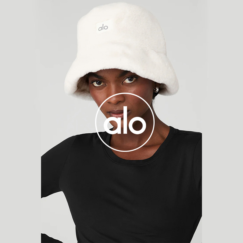 Alo accessories aloyoga plush retro simple fisherman phase autumn and winter versatile warm and fashionable basin hat