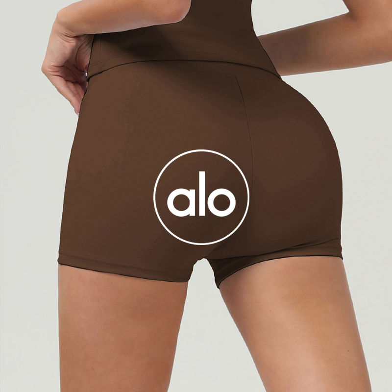 Alo shorts training blue yoga