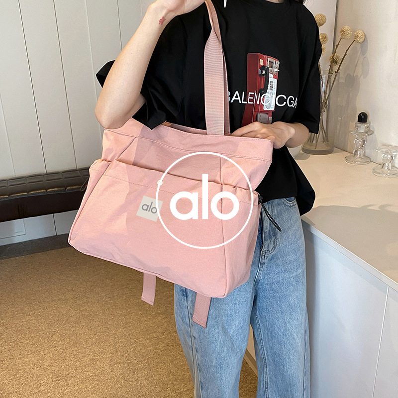 Alo accessories aloyoga shoulder bag solid color large capacity yoga casual commuting handbag