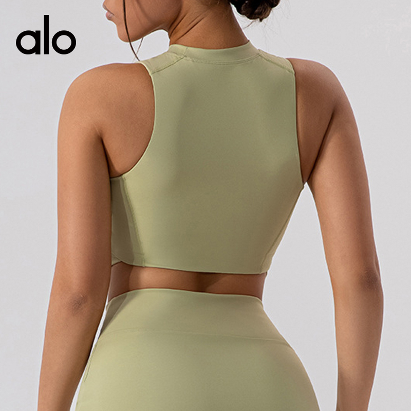 Alo tank studio light blue yoga