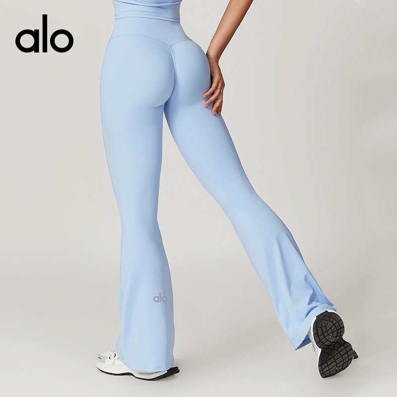 ALO YOGA💰88💎支持一件代发
aloyoga速干提臀瑜伽裤裸感交叉高腰休闲运动阔腿裤
【品牌】ALO 
【款号】DCK8799
【面料】氨纶/锦纶
【颜色】高级黑，蓝灰色，奶油杏，浅咖啡，天空蓝
【尺码】S,M,L,XL
 专柜同款品质，厂家直销，货源充足，售后保障