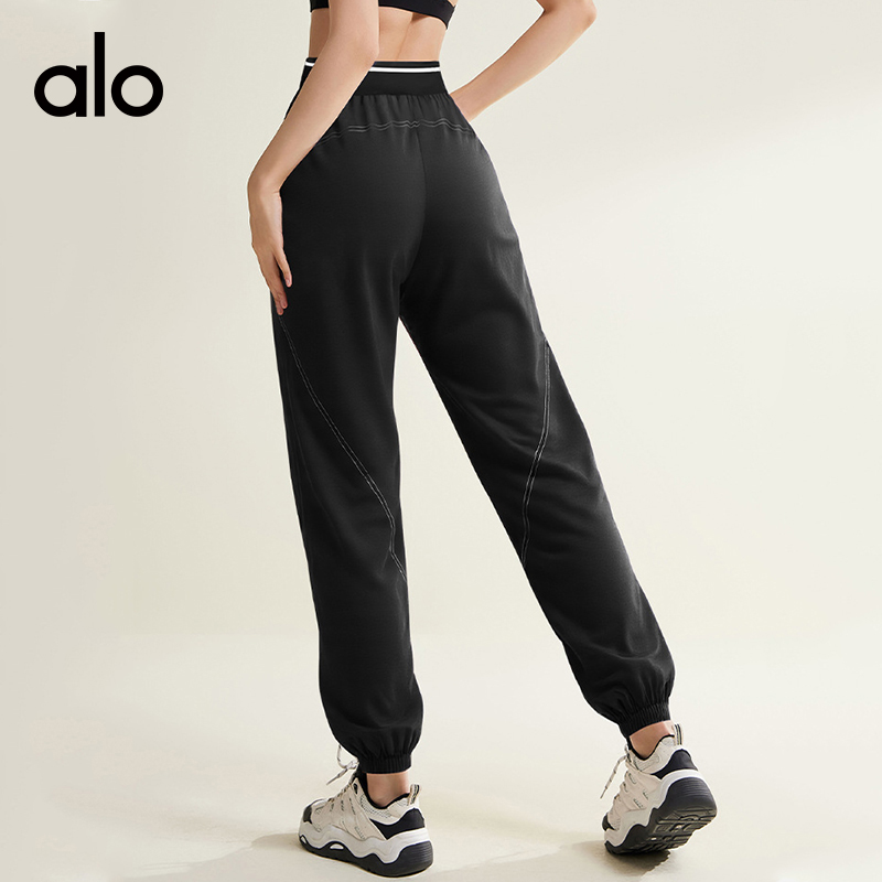 ALO YOGA💰73💎支持一件代发
aloyoga长裤速干长裤女宽松跑步健身弹性透气训练运动裤
【品牌】ALO 
【款号】JYWK025
【面料】氨纶/聚酯纤维
【颜色】黑色
【尺码】S，M，L，XL，XXL
 专柜同款品质，厂家直销，货源充足，售后保障