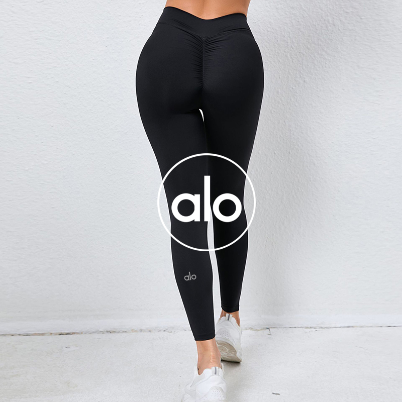 Alo leggings training blue pink green yoga