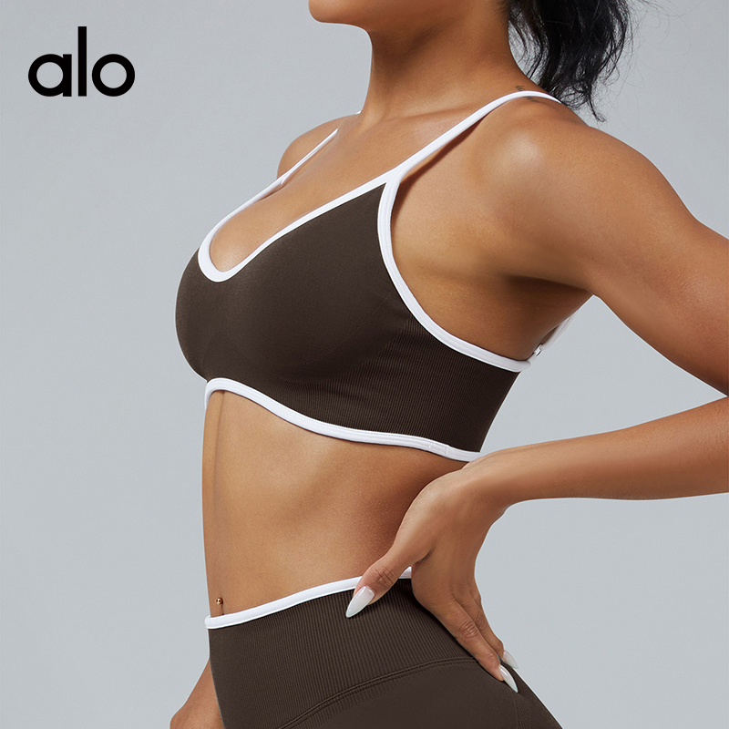 ALO YOGA💰83💎支持一件代发
aloyoga吊带美背瑜伽文胸外穿跑步健身防震运动内衣
【品牌】ALO 
【款号】WX3006
【面料】锦纶/氨纶
【颜色】BABY蓝，粉红色，黑色，咖啡色，栗子色，青绿色，石墨灰，樱桃红
【尺码】S，M，L，XL
 专柜同款品质，厂家直销，货源充足，售后保障