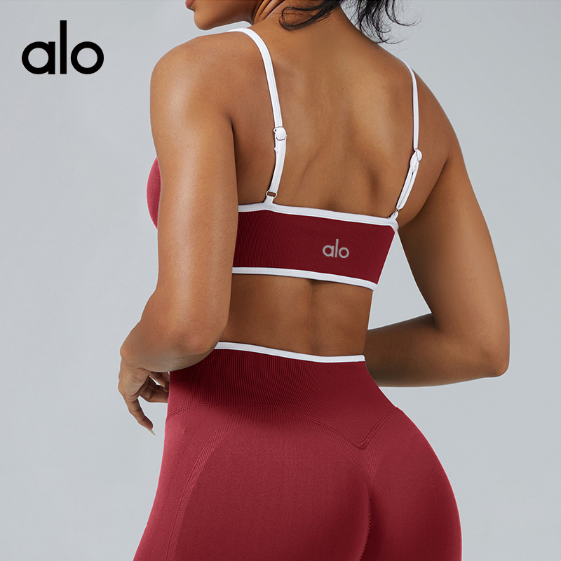 ALO YOGA💰83💎支持一件代发
aloyoga吊带美背瑜伽文胸外穿跑步健身防震运动内衣
【品牌】ALO 
【款号】WX3006
【面料】锦纶/氨纶
【颜色】BABY蓝，粉红色，黑色，咖啡色，栗子色，青绿色，石墨灰，樱桃红
【尺码】S，M，L，XL
 专柜同款品质，厂家直销，货源充足，售后保障
