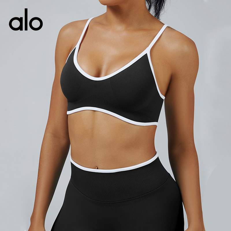 ALO YOGA💰83💎支持一件代发
aloyoga吊带美背瑜伽文胸外穿跑步健身防震运动内衣
【品牌】ALO 
【款号】WX3006
【面料】锦纶/氨纶
【颜色】BABY蓝，粉红色，黑色，咖啡色，栗子色，青绿色，石墨灰，樱桃红
【尺码】S，M，L，XL
 专柜同款品质，厂家直销，货源充足，售后保障