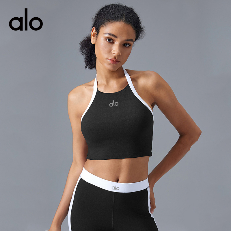 Alo tank training navy yoga