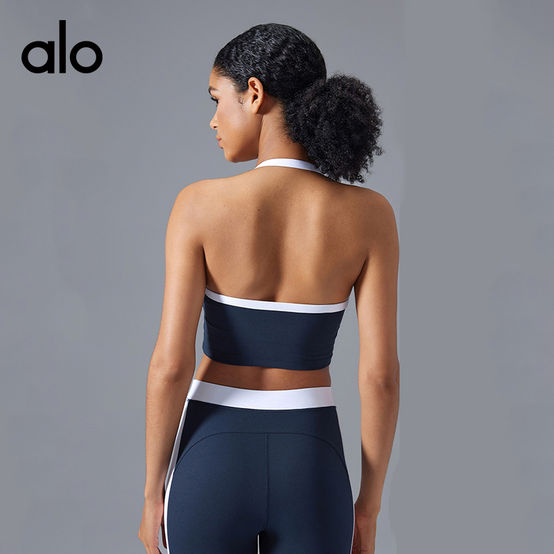 Alo tank training navy yoga