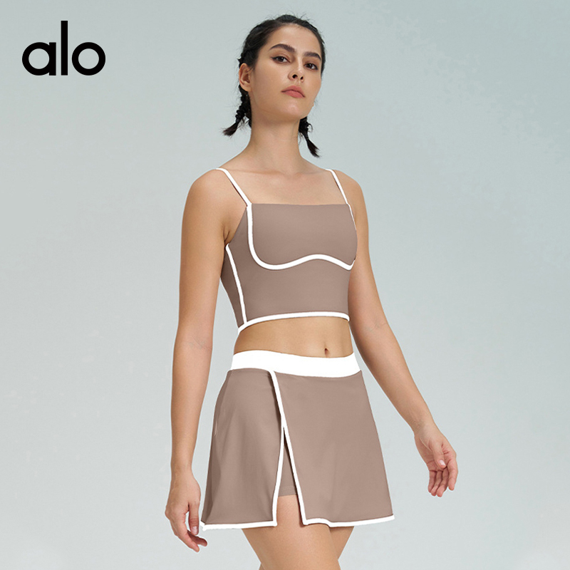 Alo tank studio white yoga