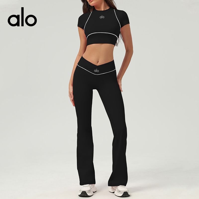 ALO YOGA💰78💎支持一件代发
aloyoga速干运动上衣女短袖跑步夏季训练健身T恤
【品牌】ALO 
【款号】DX2513
【面料】锦纶/氨纶
【颜色】黑色，深蓝灰，靓粉色
【尺码】S，M，L，XL
 专柜同款品质，厂家直销，货源充足，售后保障