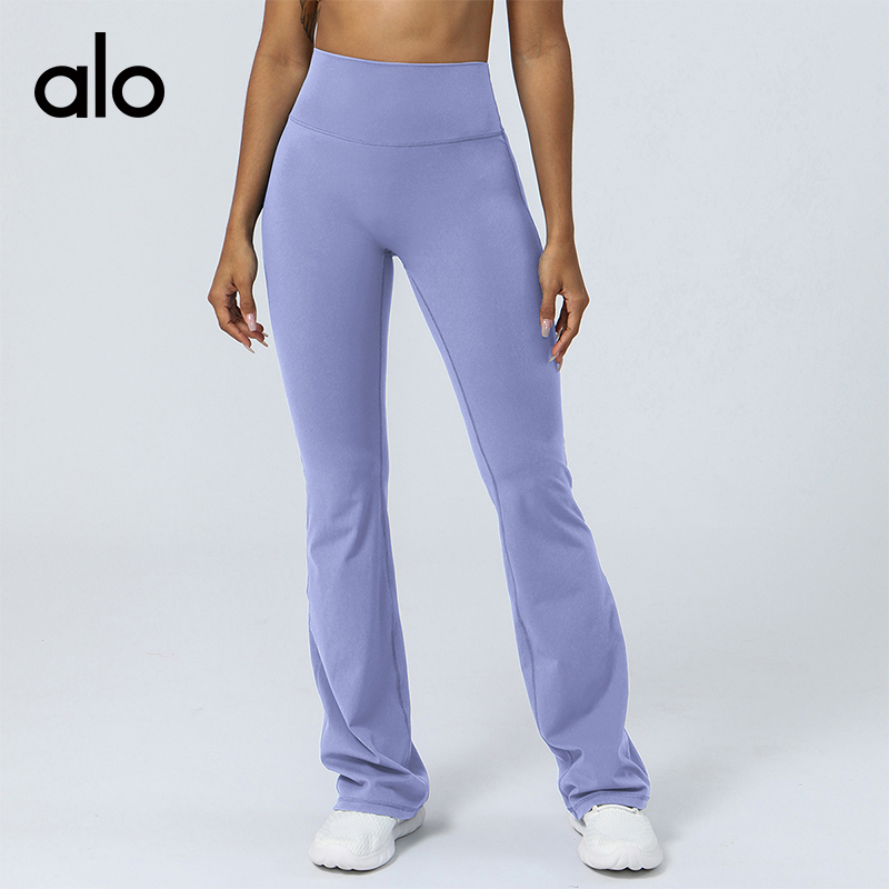 ALO YOGA💰87💎支持一件代发
aloyoga裸感紧身提臀高腰休闲喇叭裤健身运动瑜伽长裤
【品牌】ALO 
【款号】CK2302
【面料】锦纶/氨纶
【颜色】粉色，棕色，灰色，藏蓝色，黑色，军绿色，蓝色，奶油杏，红色，淡紫色，淡蓝色
【尺码】S，M，L，XL，XXL
 专柜同款品质，厂家直销，货源充足，售后保障
