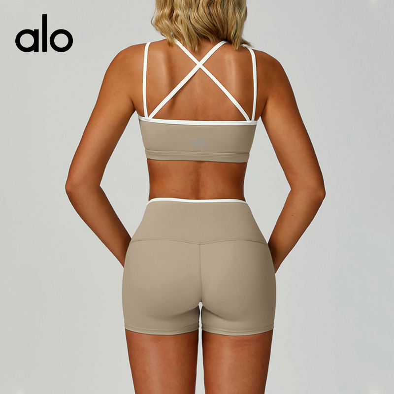 Alo sports bra yoga purple