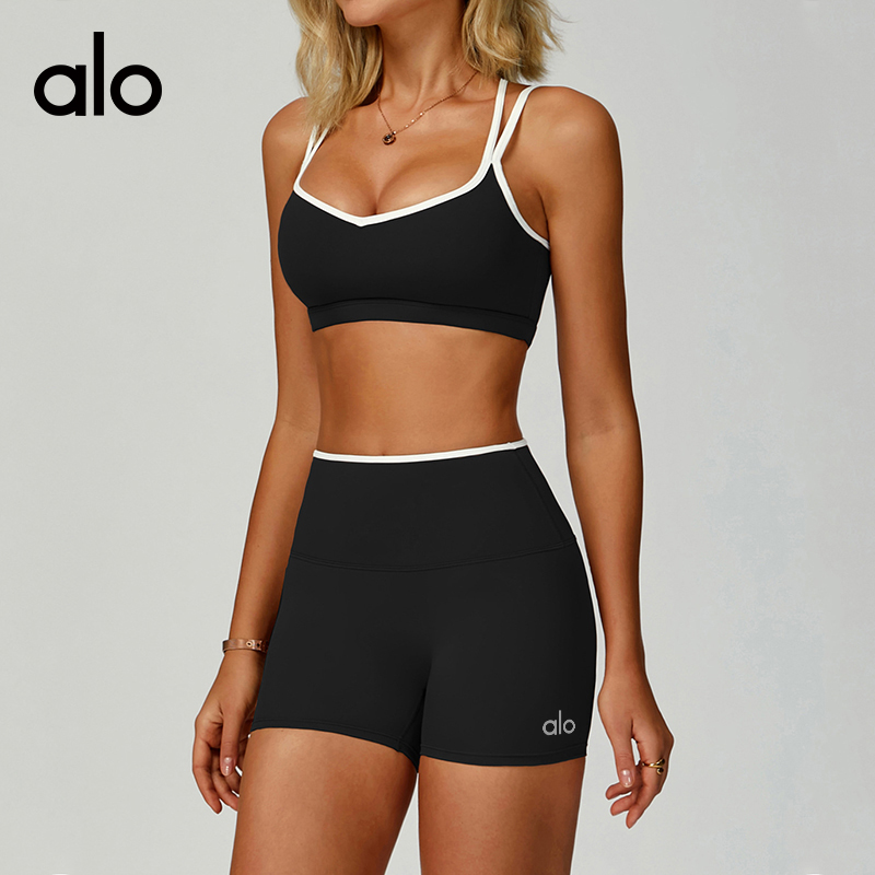 Alo sports bra yoga purple