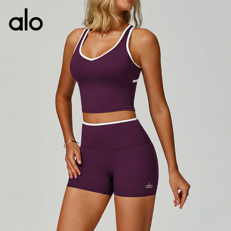 Alo tank yoga purple
