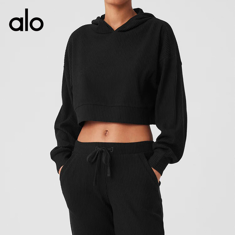 Alo set lounge black yoga
