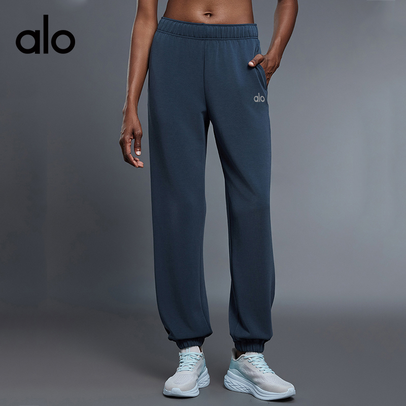 Alo Leggings aloyoga moisture-absorbent and breathable fitness running trousers versatile and loose slim-fitting
